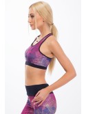 Pink and purple sports top A0060 - Online store - Boutique